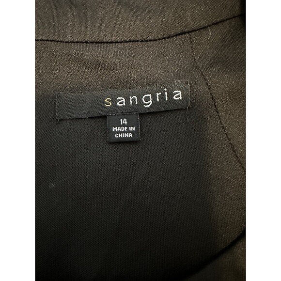 New, Signature By Sangria Embellished Formal Black Dress, Size 14 - Picture 8 of 12